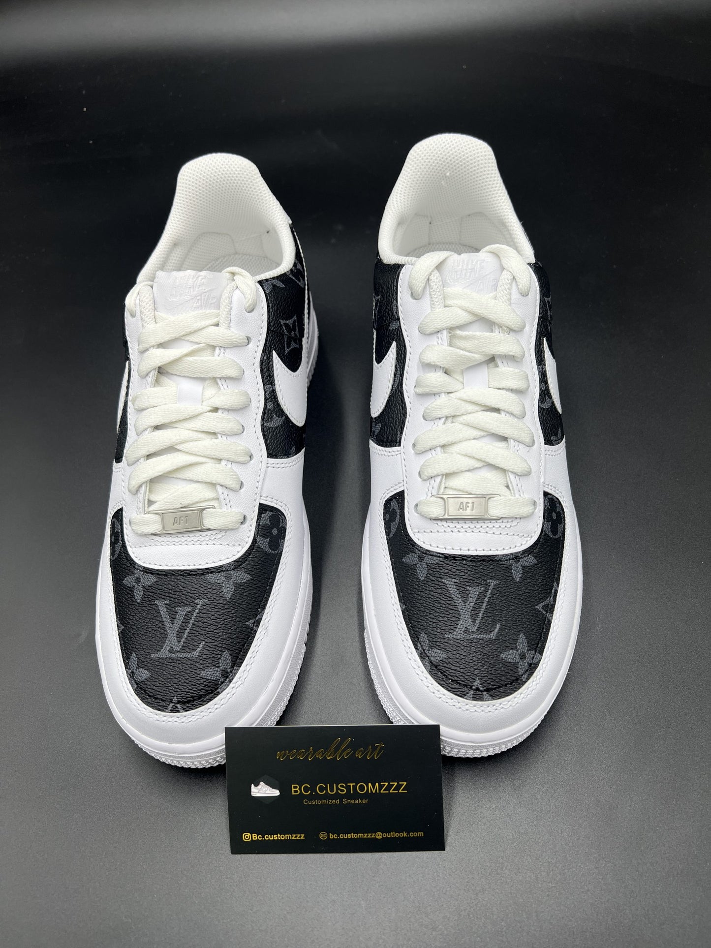 Nike Air Force 1 x Limited grey on black LV