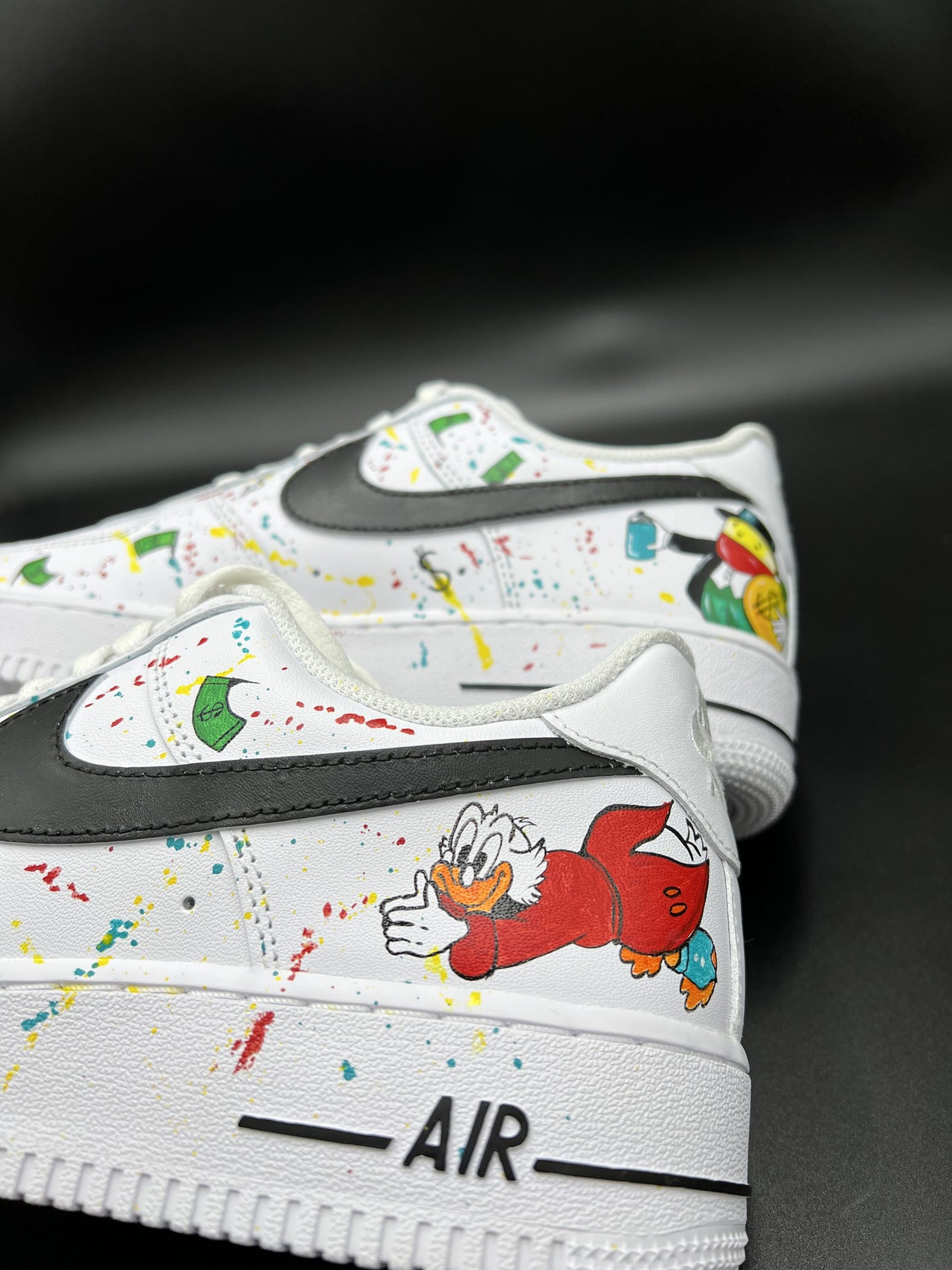 Nike Air Force 1 x Monopoly x Donald Duck
