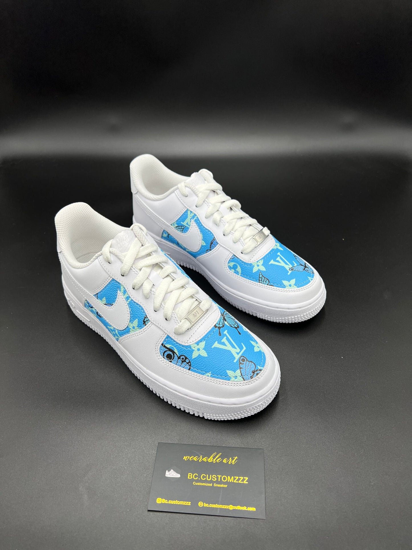Nike Air Force 1 x Blue LV/Butterfly