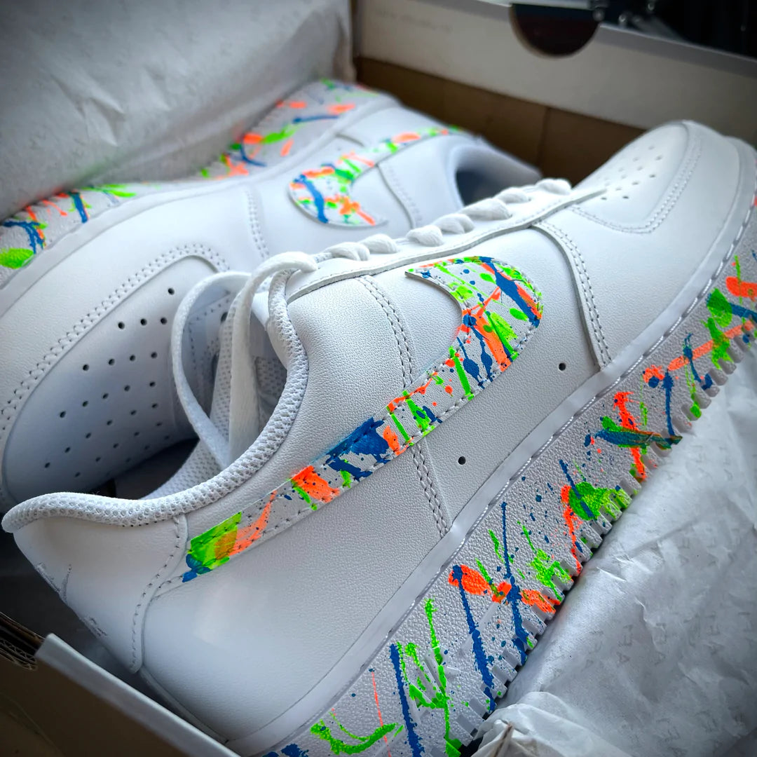 Nike Air Force 1 x Neon splash