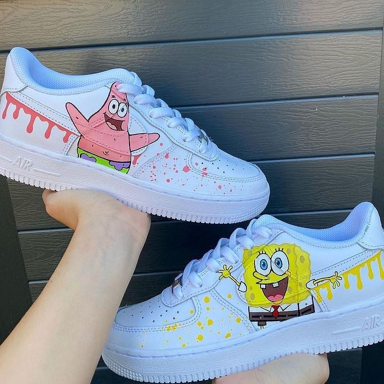 Nike Air Force 1 x Spongebob x Patrick