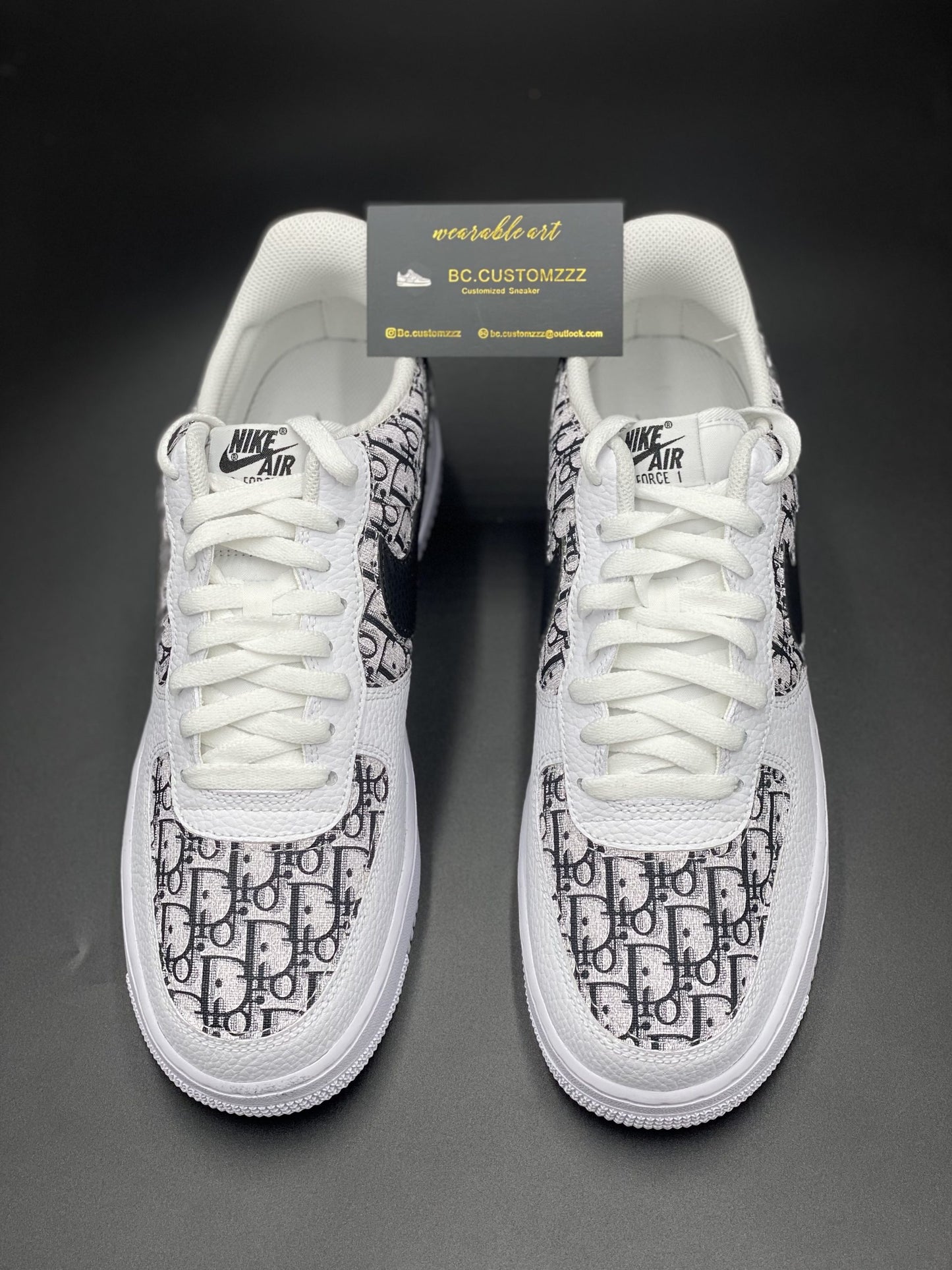 Nike air force 1 black swoosh x Limited Dio*