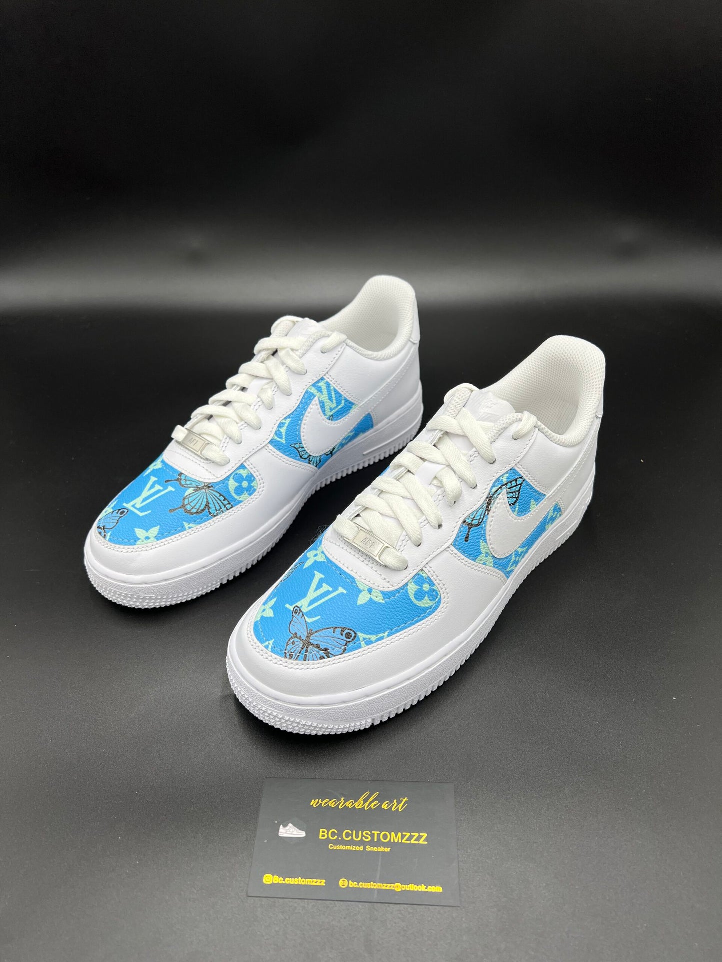 Nike Air Force 1 x Blue LV/Butterfly