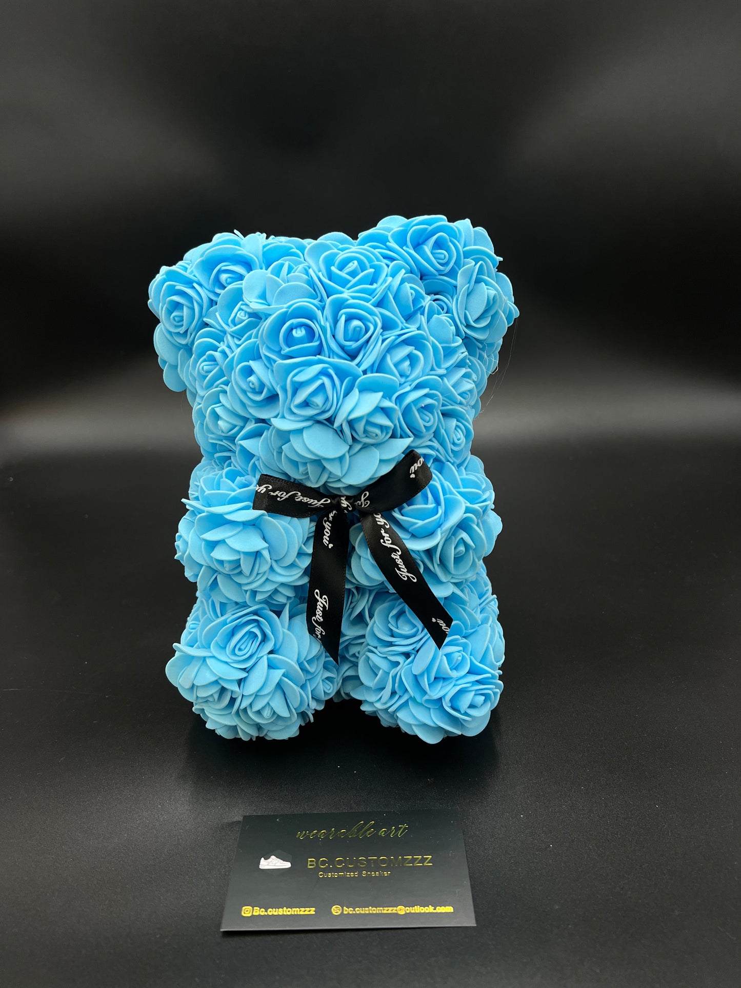 Rose Bear Blue
