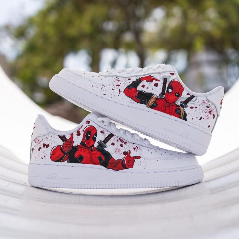 Nike Air Force 1 x Deadpool
