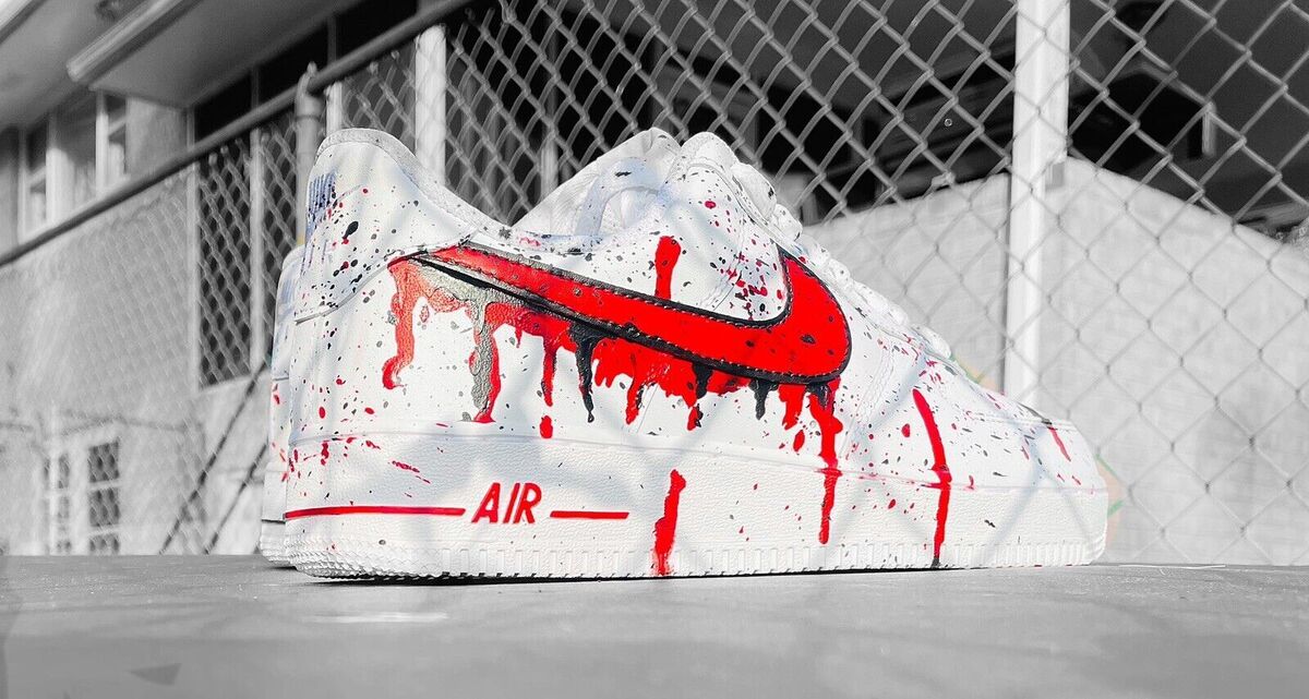 Nike Air Force 1 x Drippy Red