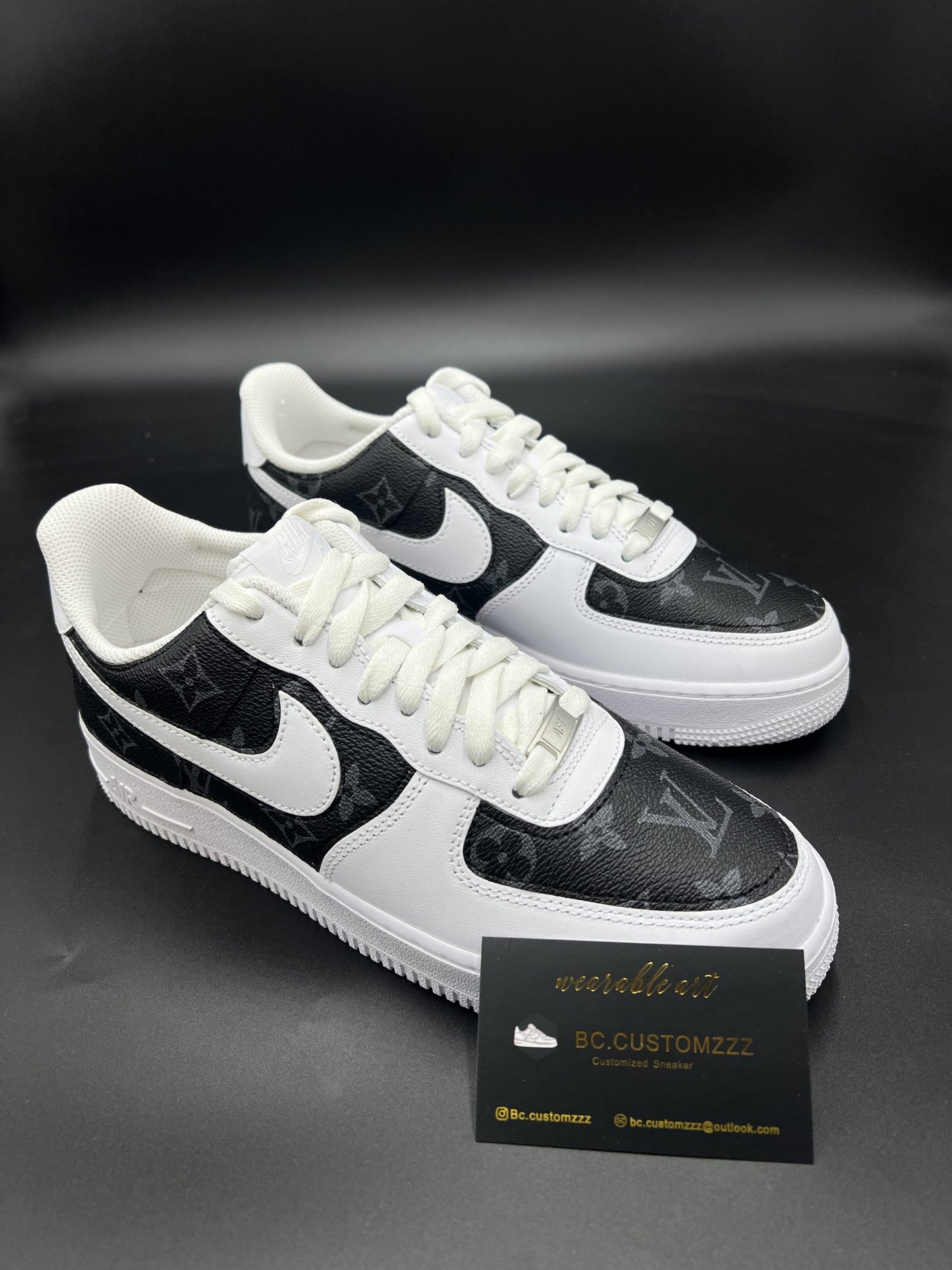 Nike Air Force 1 x Limited grey on black LV
