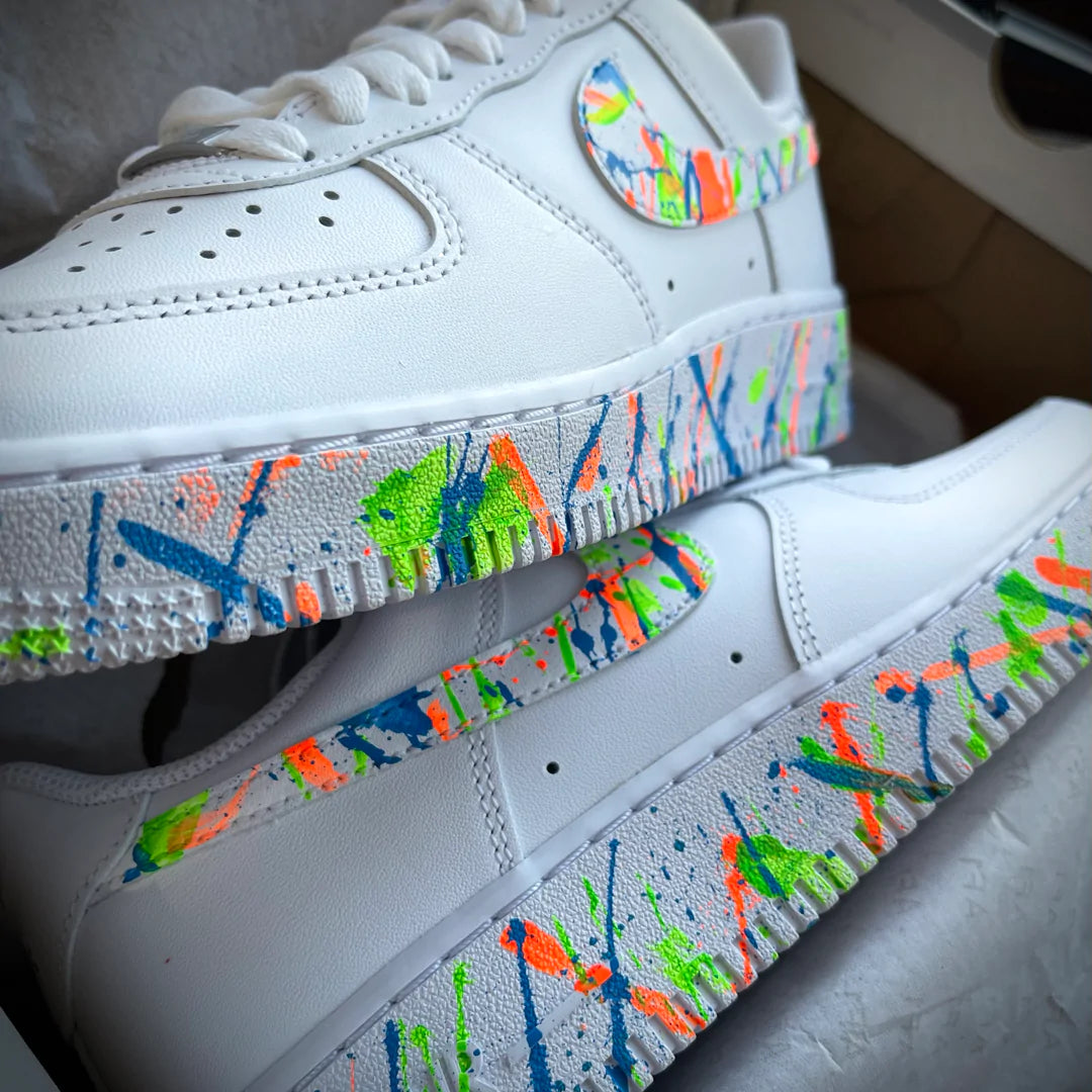 Nike Air Force 1 x Neon splash