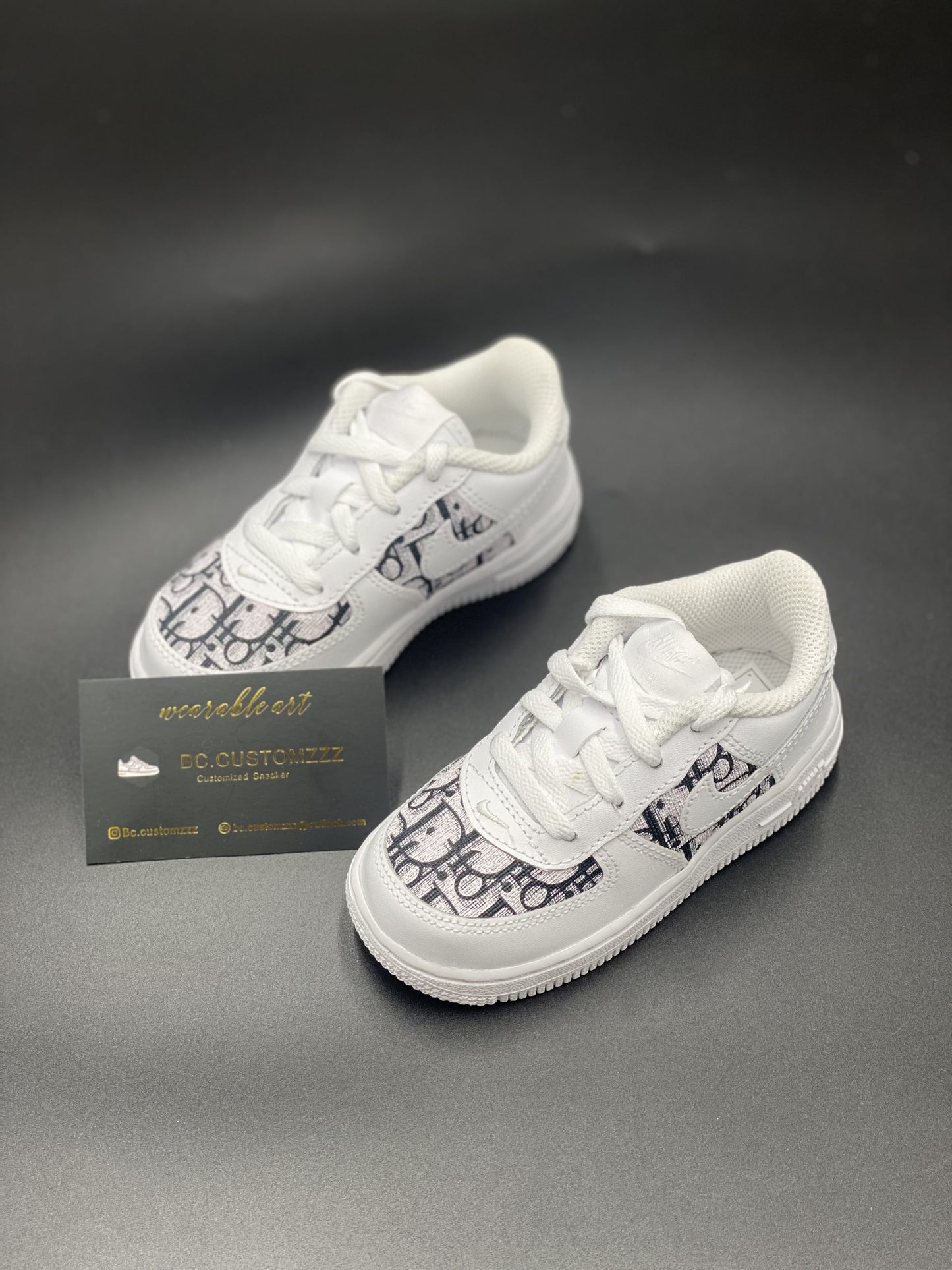 KIDS Nike air force 1 x black Dio*