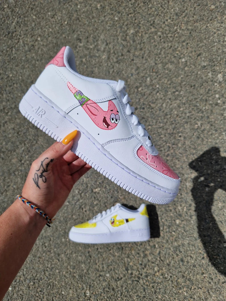 Nike Air Force 1 x SpongeBob/Patrick Swoosh