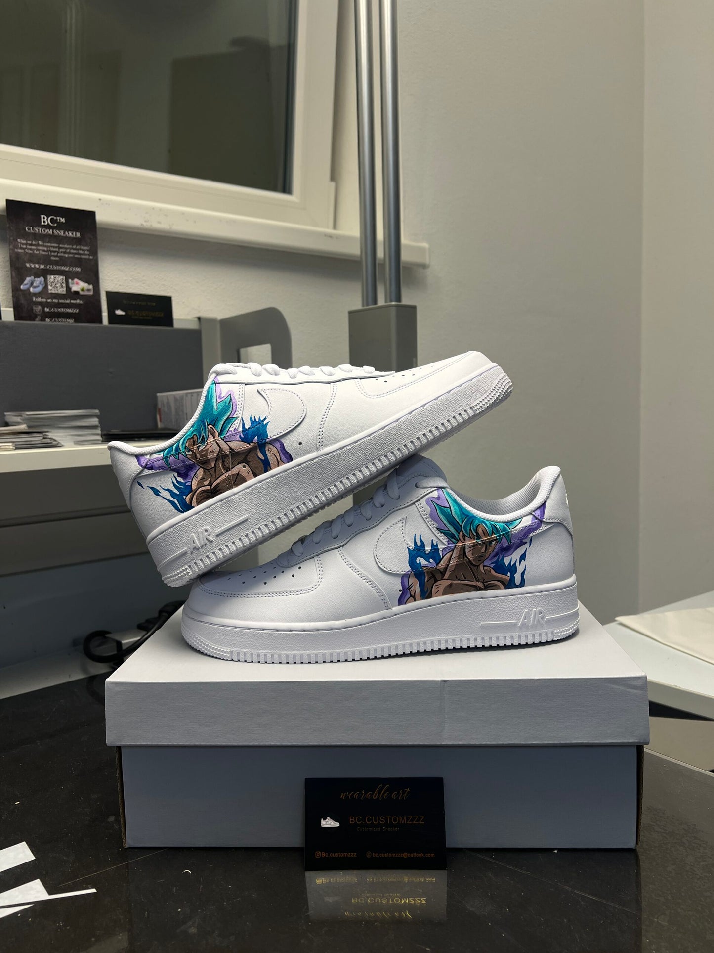 Nike Air Force 1 x Son Goku Ultra Instinct