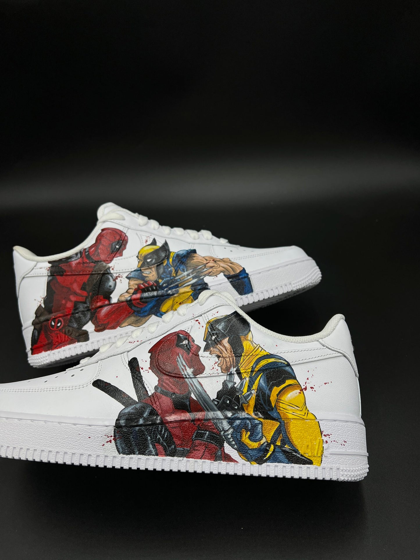 Nike Air Force 1 x Deadpool/Wolverine