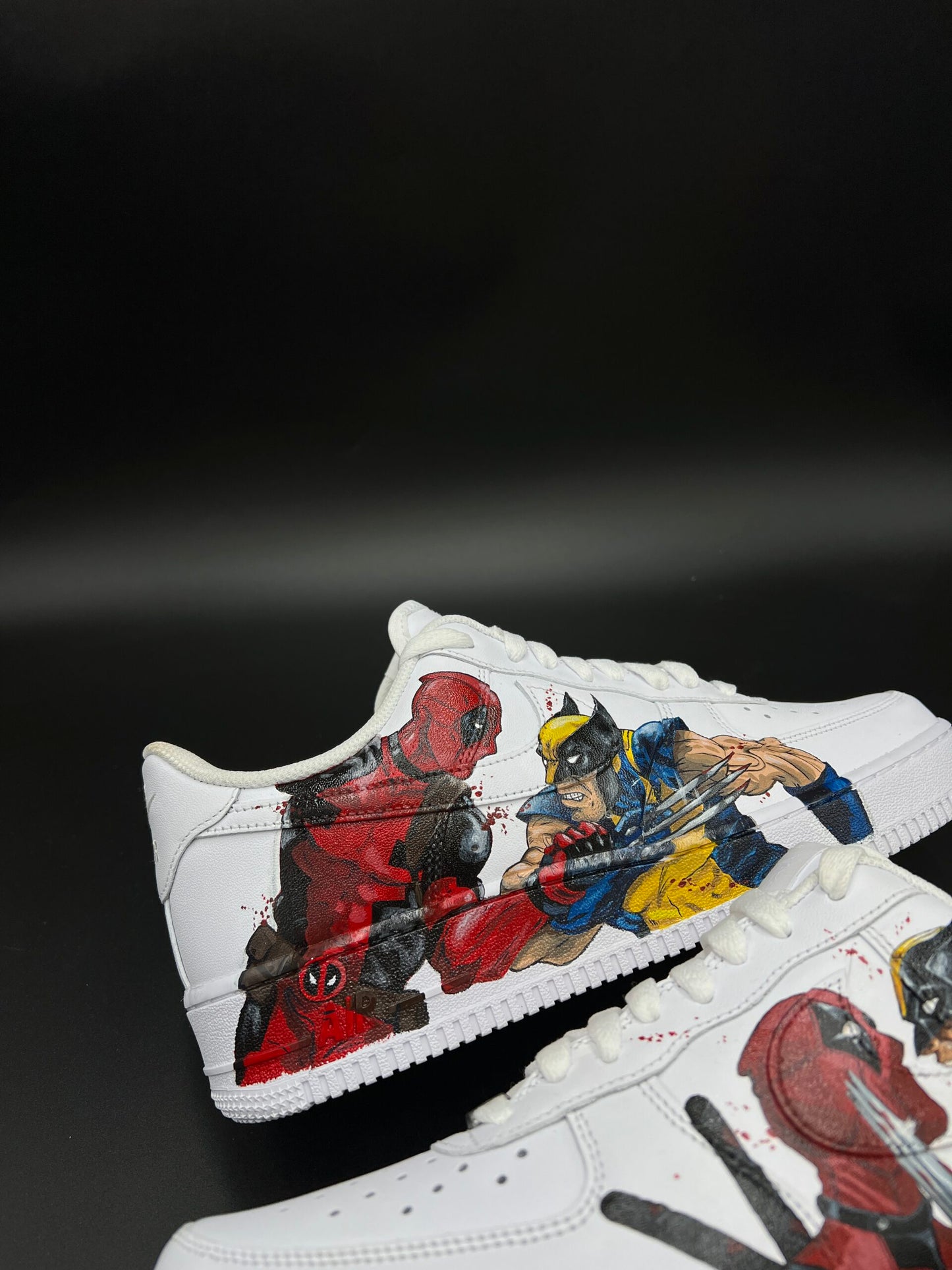 Nike Air Force 1 x Deadpool/Wolverine