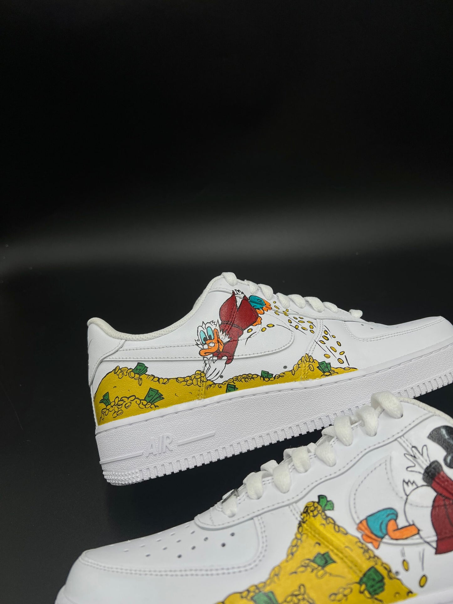 Nike Air Force 1 x Donald/Dagobert Duck