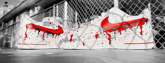 Nike Air Force 1 x Drippy Red