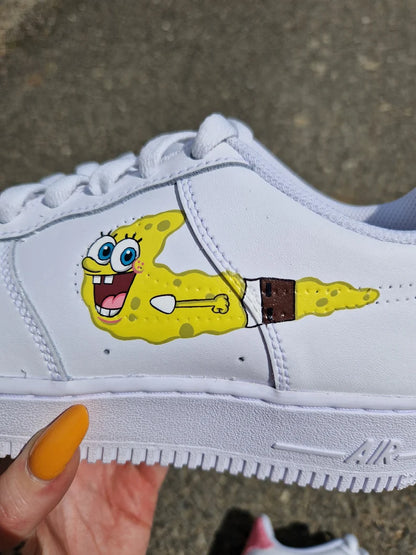 Nike Air Force 1 x SpongeBob/Patrick Swoosh