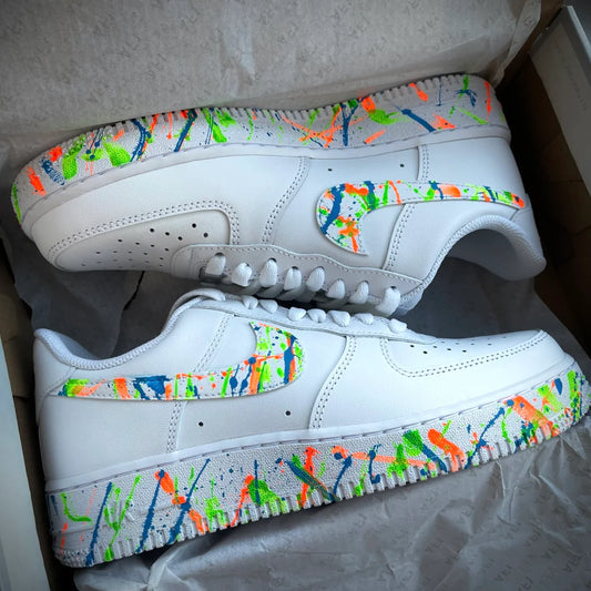 Nike Air Force 1 x Neon splash