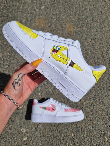 Nike Air Force 1 x SpongeBob/Patrick Swoosh