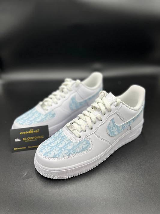 Nike Air Force 1 x swoosh blue Dio*