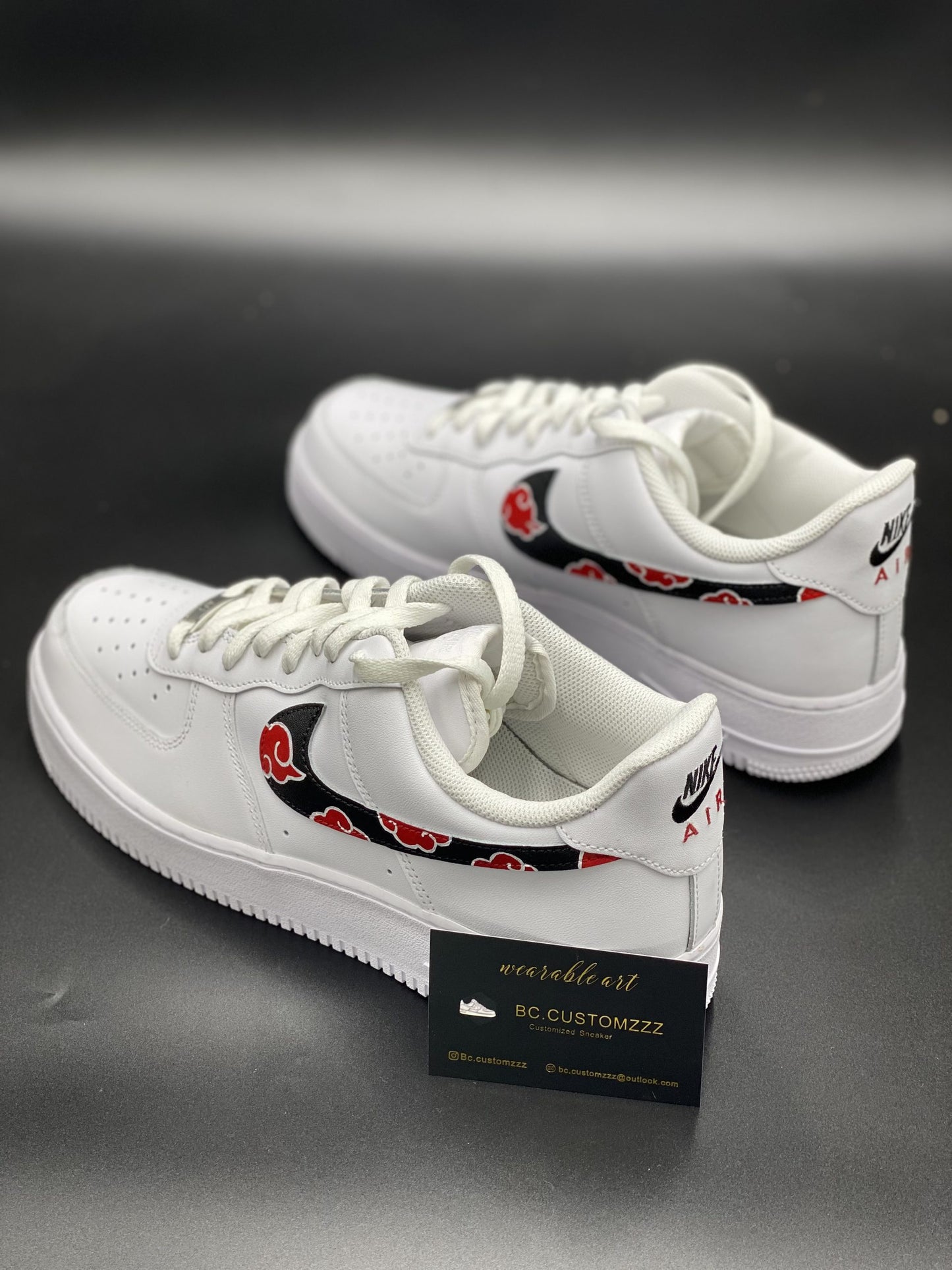 Nike air force 1 x Naruto “AKATSUKI”