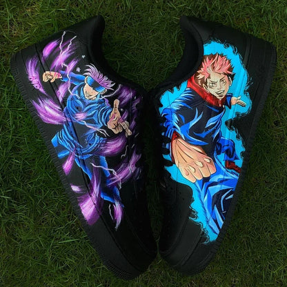 Black Nike Air Force 1 x Jujutsu Kaisen