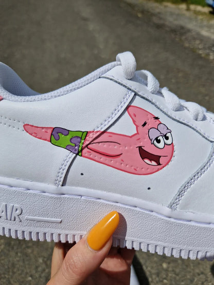 Nike Air Force 1 x SpongeBob/Patrick Swoosh