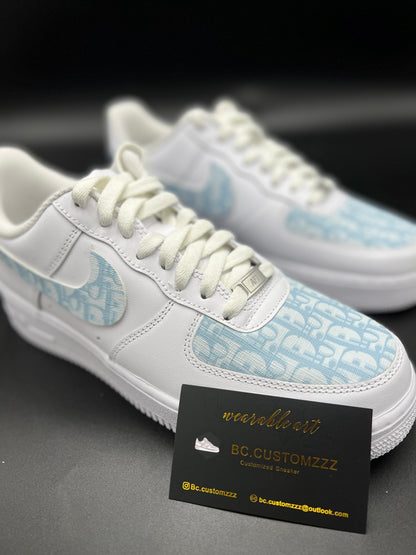 Nike Air Force 1 x swoosh blue Dio*