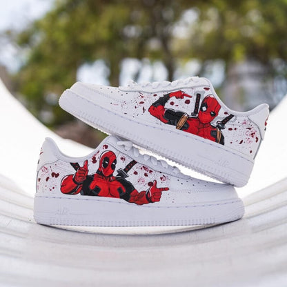 Nike Air Force 1 x Deadpool