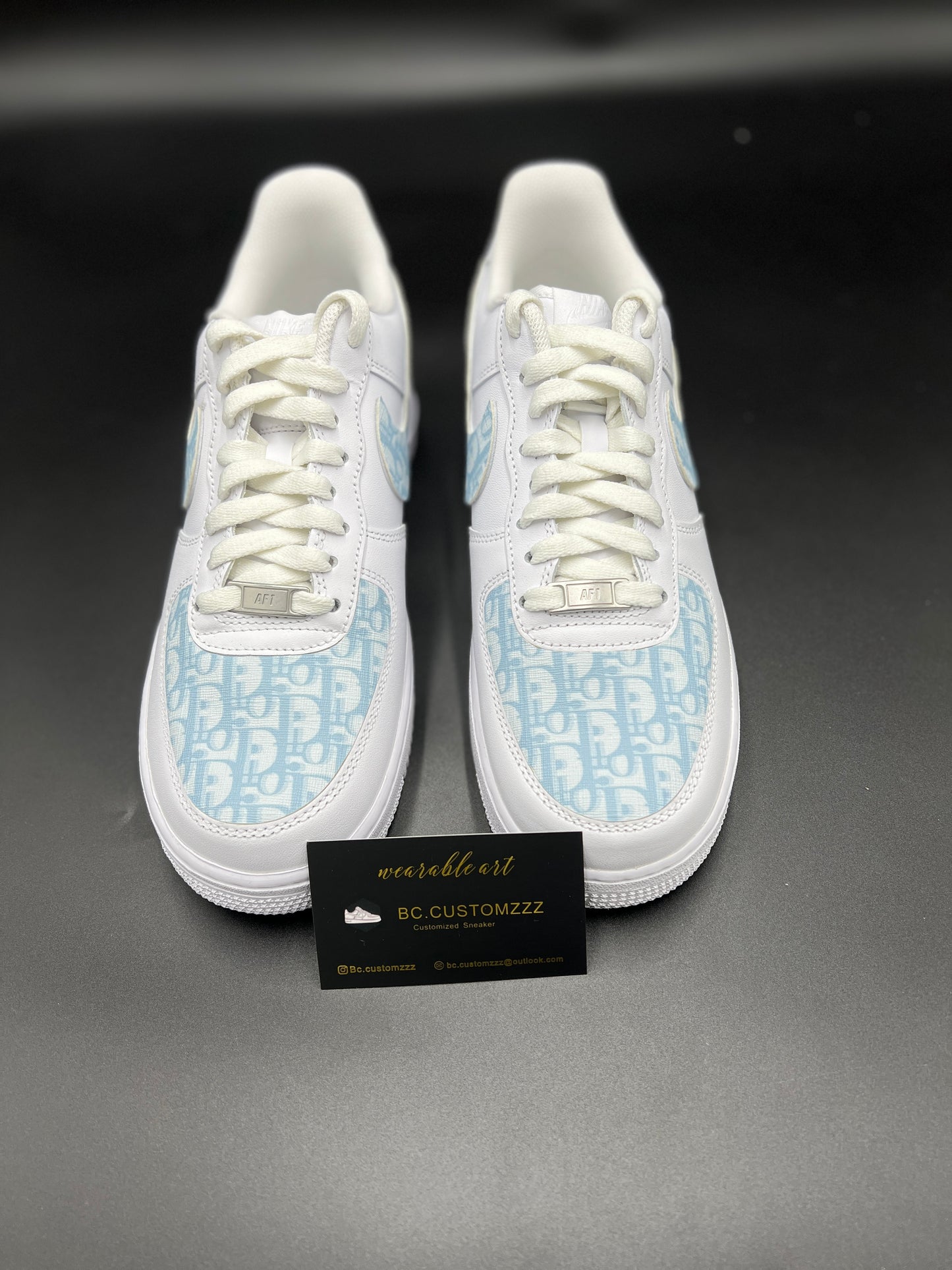 Nike Air Force 1 x swoosh blue Dio*