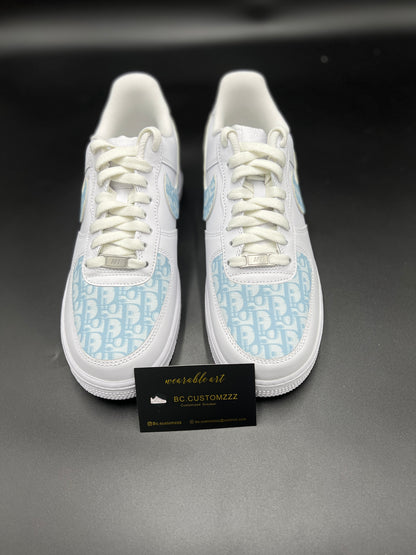 Nike Air Force 1 x swoosh blue Dio*