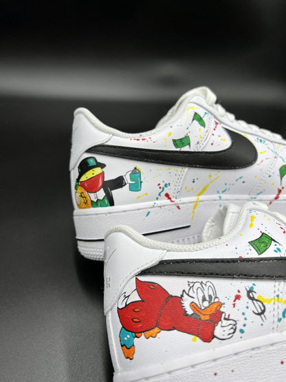 Nike air force 1 x Monopoly x Donald Duck