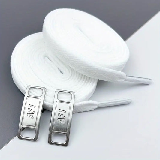 1 Pair White Lashes
