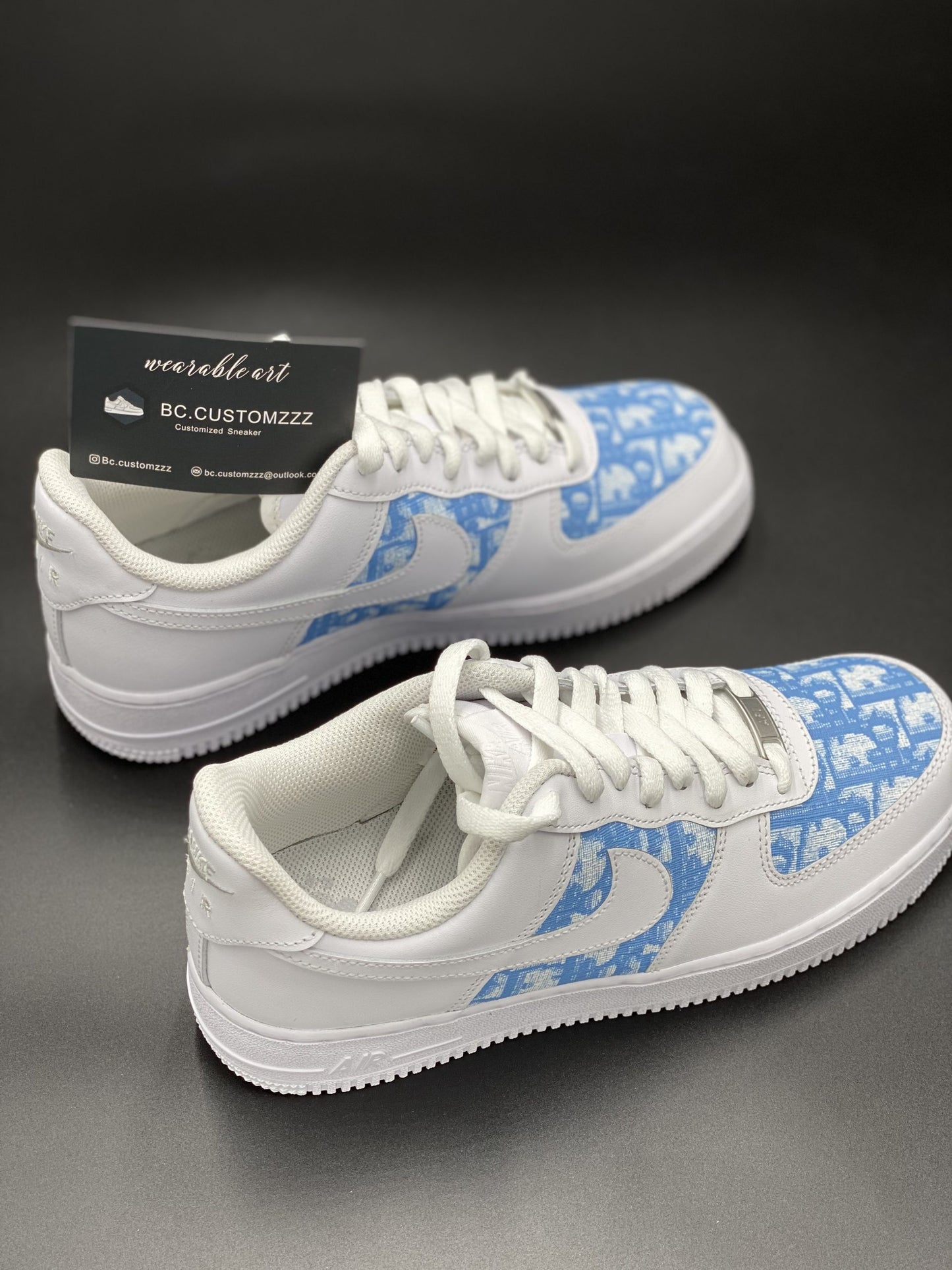 Nike air force 1 x pale blue Dio*