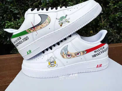 Nike Air Force 1 x Roronoa Zoro/Monkey D Luffy