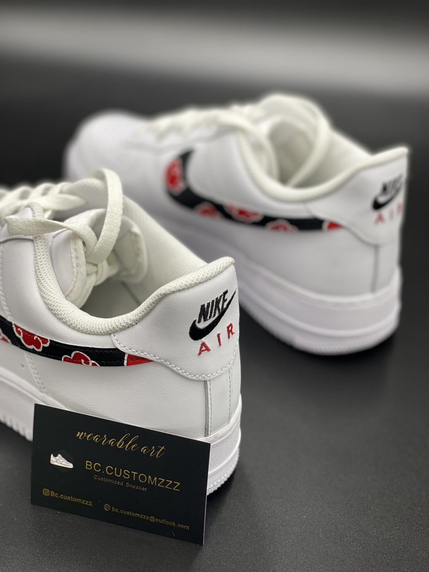 Nike air force 1 x Naruto “AKATSUKI”