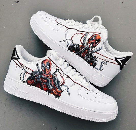 Nike Air Force 1 x Deadpool