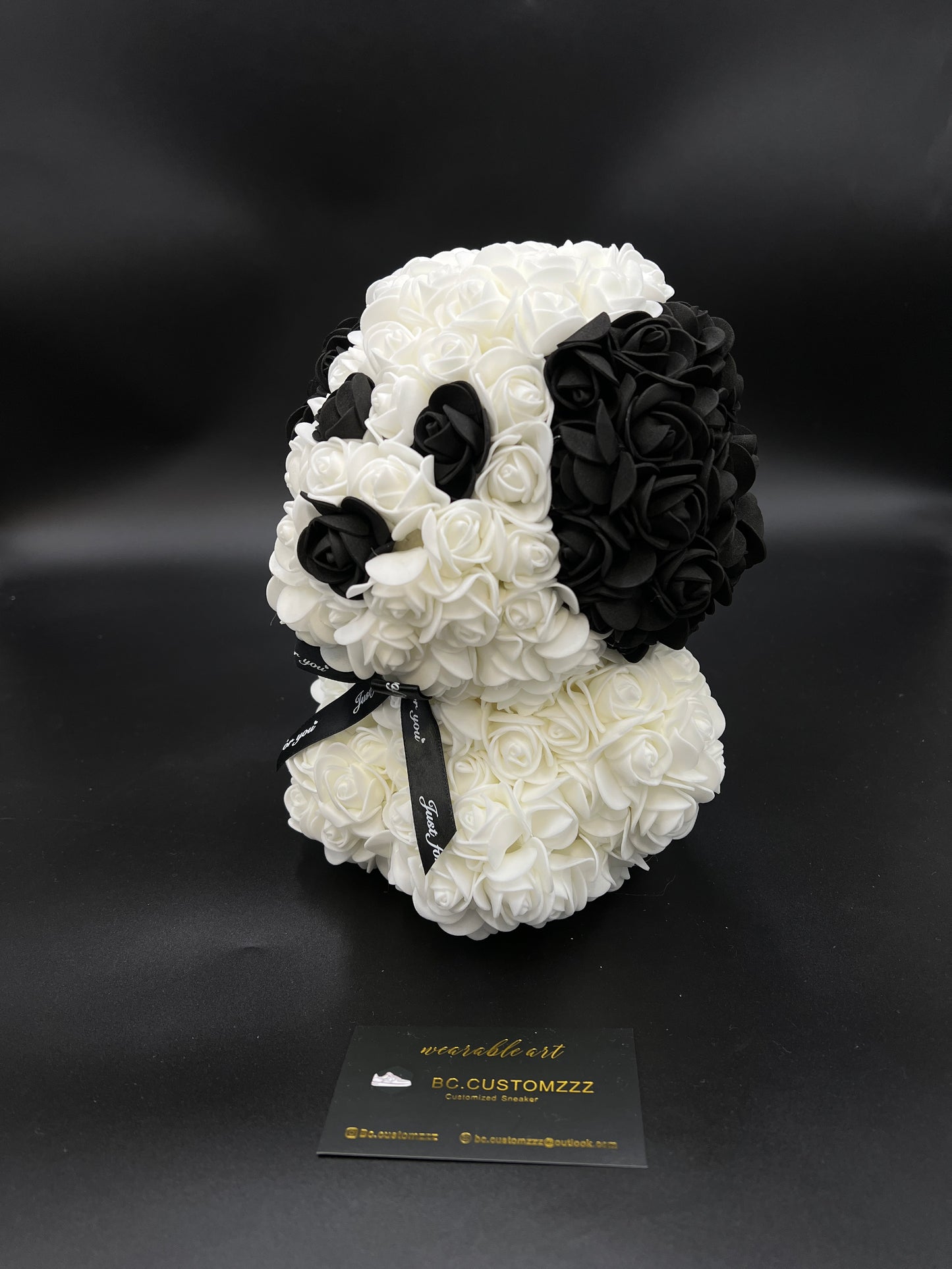 Rose Dog Creme/Black