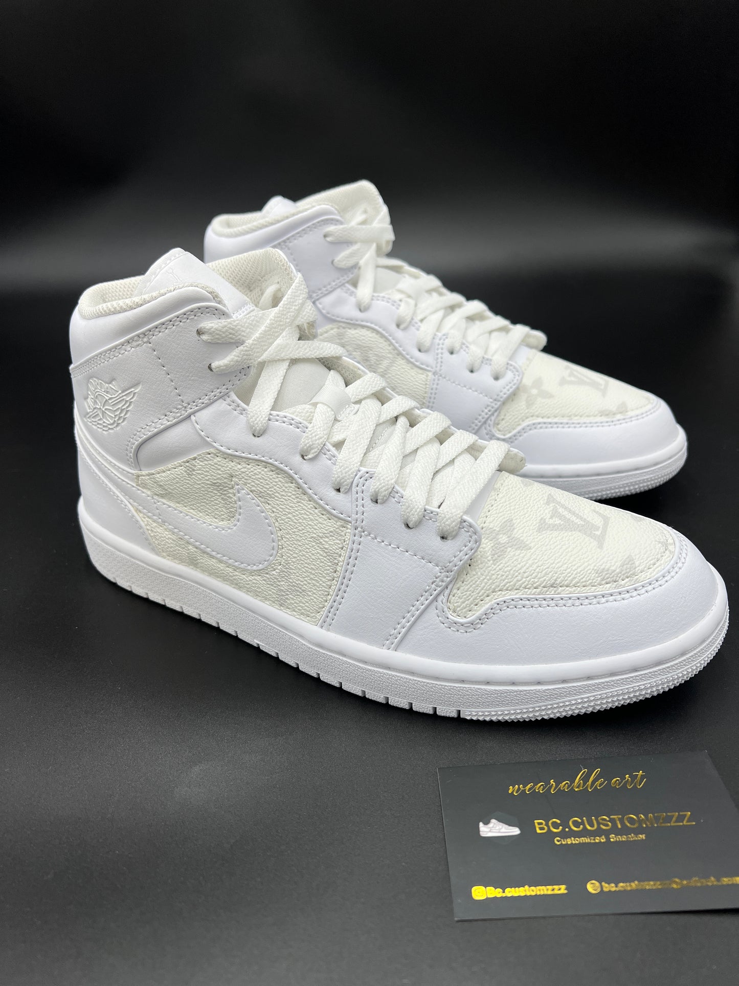 Nike Air Jordan 1 x strd white LV