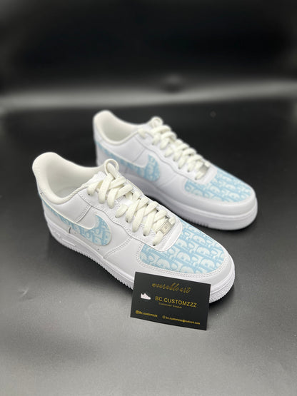 Nike Air Force 1 x swoosh blue Dio*