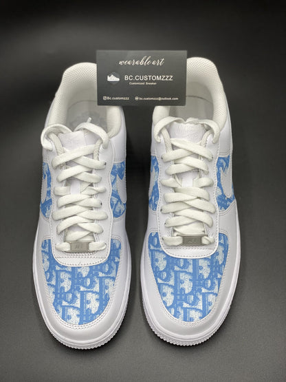 Nike air force 1 x pale blue Dio*