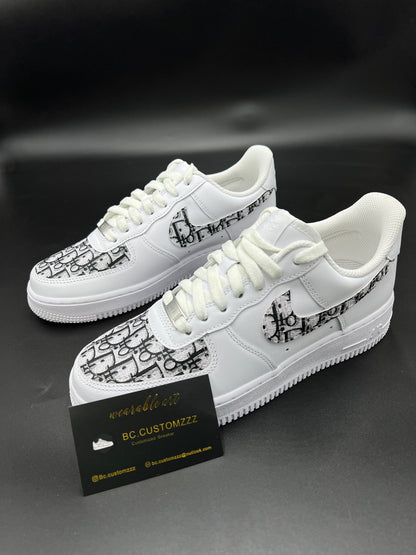 Nike Air Force 1 x swoosh black Dio*