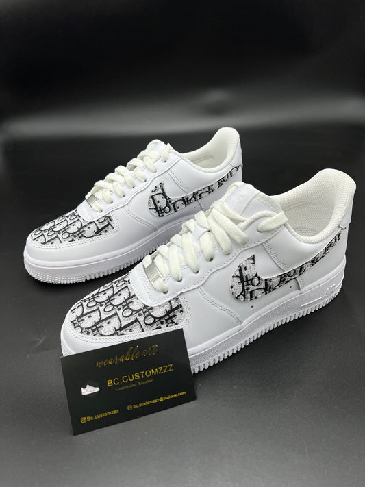 Nike Air Force 1 x swoosh black Dio*