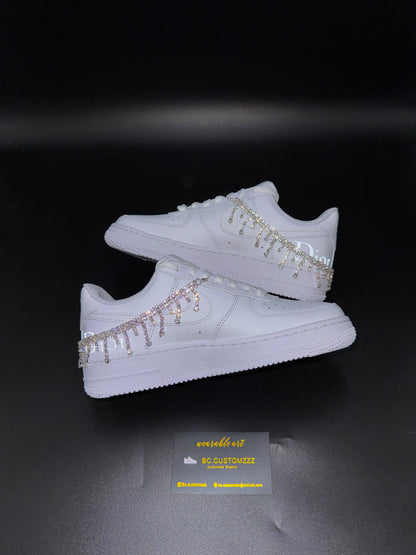 Nike Air Force 1 x reflective Dio* x Silver Chain