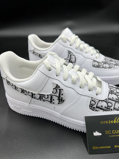 Nike Air Force 1 x swoosh black Dio*