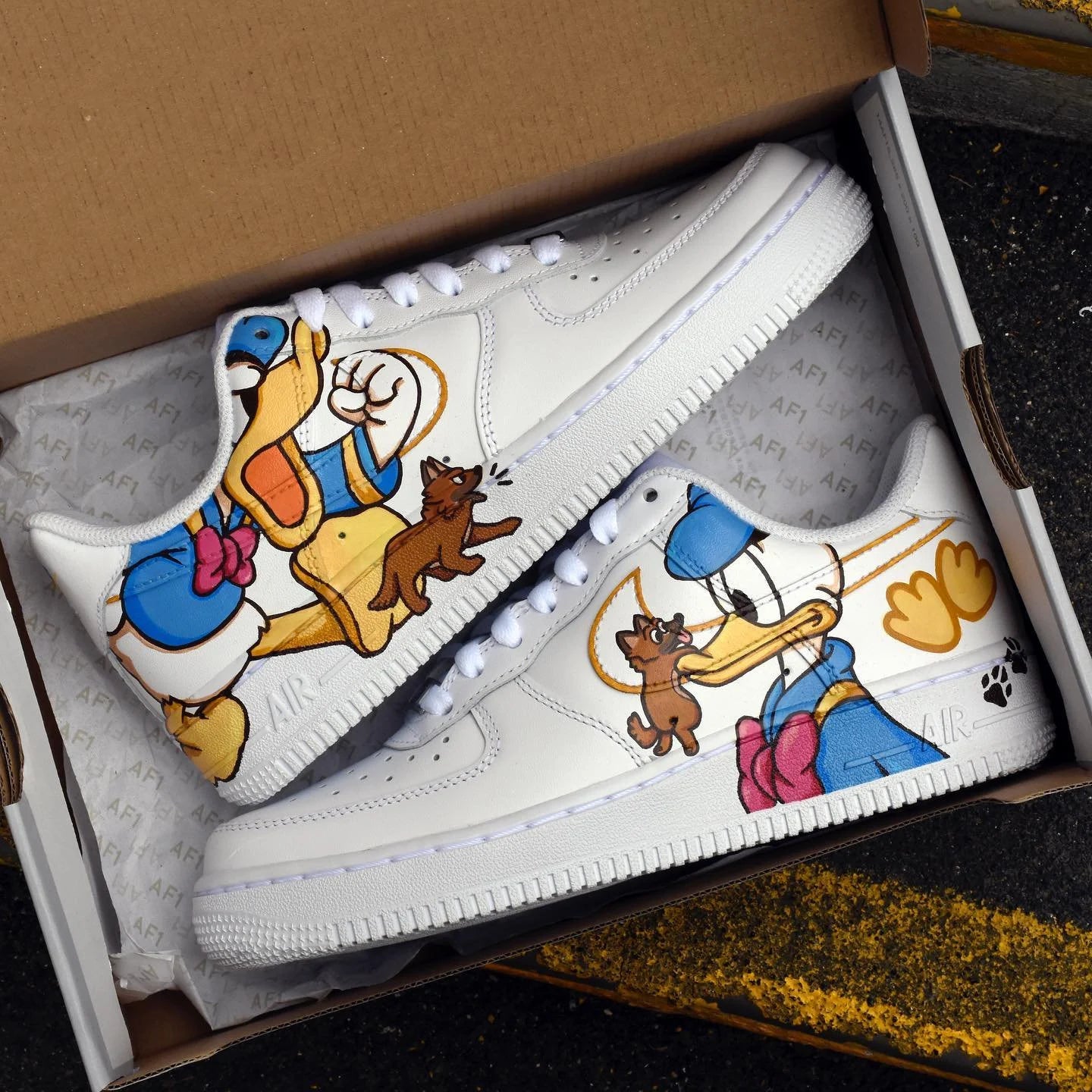 Nike Air Force 1 x Donald Duck Edition