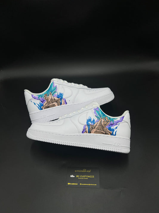 Nike Air Force 1 x Son Goku Ultra Instinct