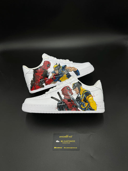 Nike Air Force 1 x Deadpool/Wolverine