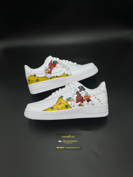 Nike Air Force 1 x Donald/Dagobert Duck